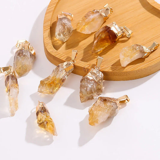 Raw Citrine Pendant