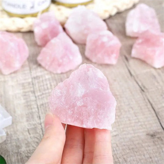 Natural Raw Rose Quartz Crystal