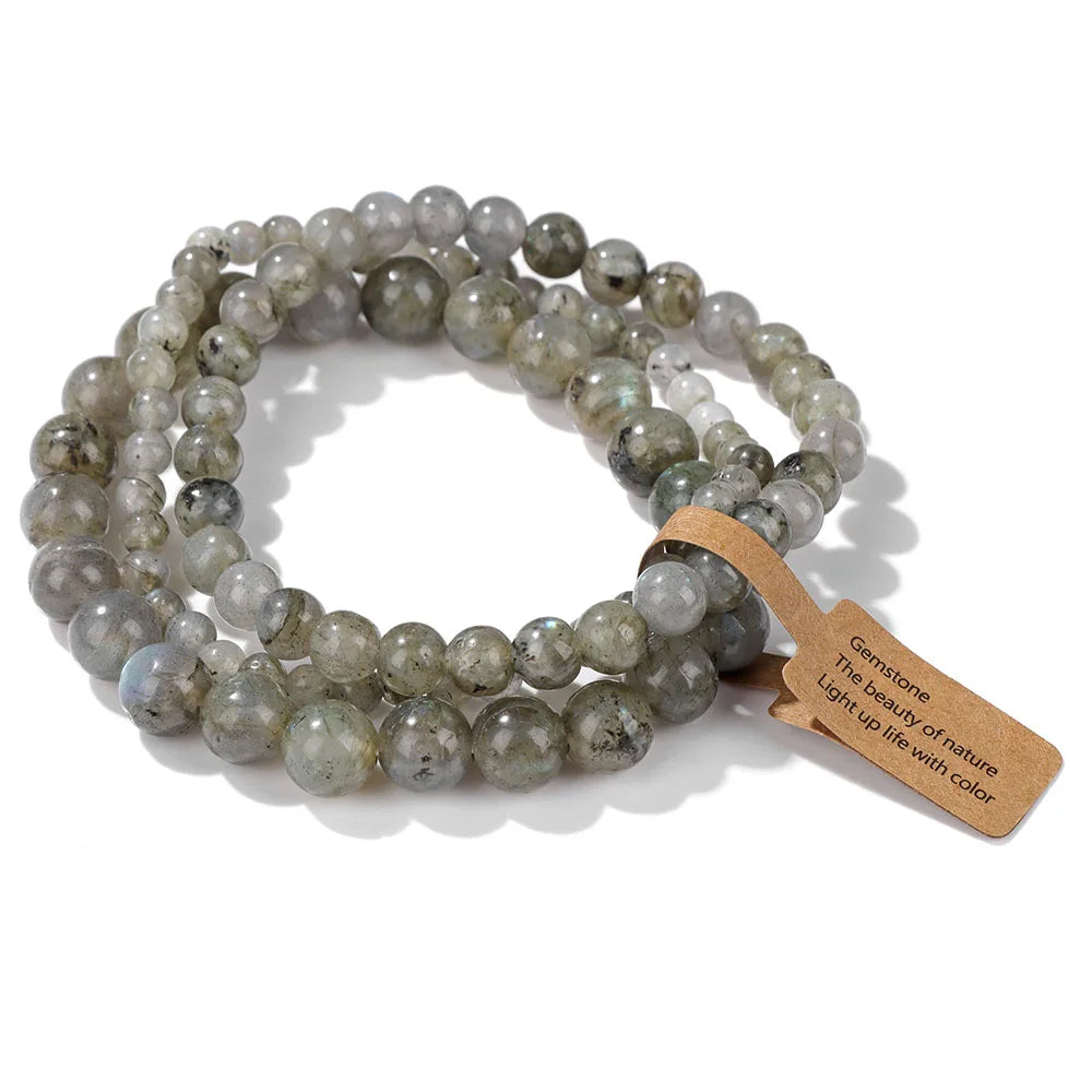 Natural Stone Bracelet Set Of 3